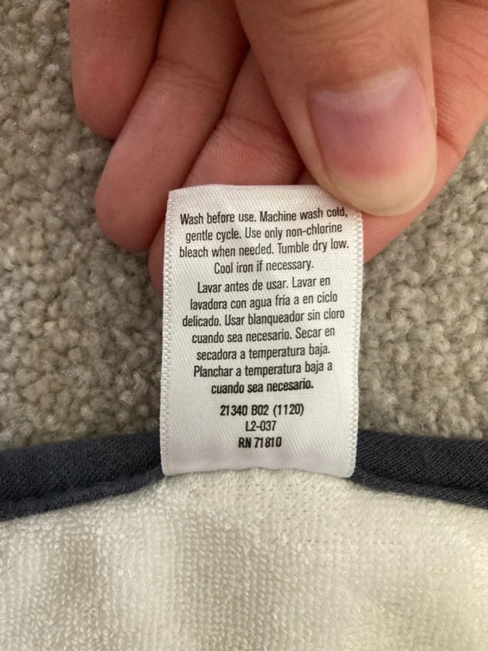 4/$10 - Gerber Gray & White Bib